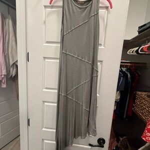 Anthropologie Sleeveless Army GreenDress